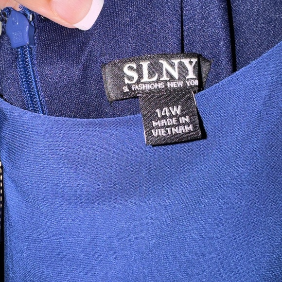 S.L. Fashions Women's Plus Size Floral Maxi Dress - Picture 5 of 10